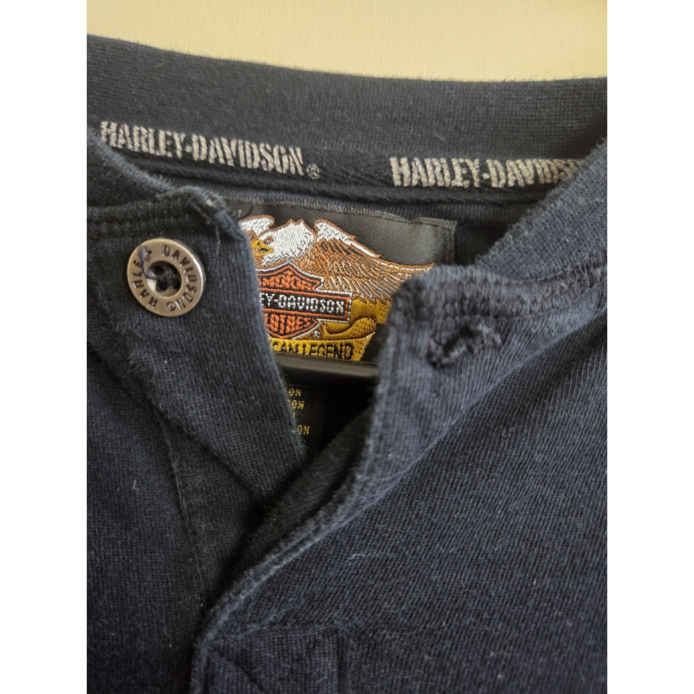 Harley-Davidson Men's Embroidered Logo Long Sleeve Size M - Picture 3 of 6